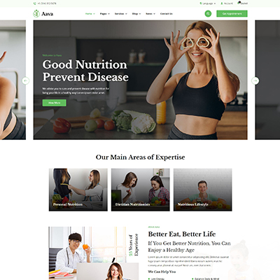 健康减肥饮食方案网站前端页面静态模板